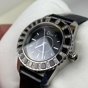 COPY - Authentic Chanel Christal Diamond bezel Watch w/ box papers